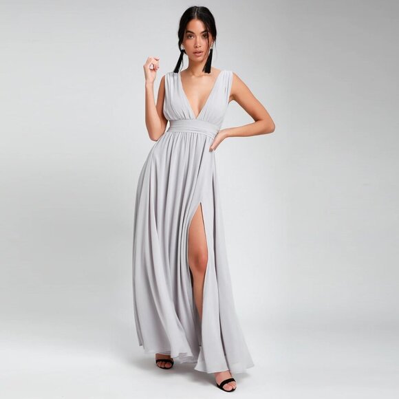 Lulu's Heavenly Hues Maxi Dress Evening Gown - Picture 9 of 9